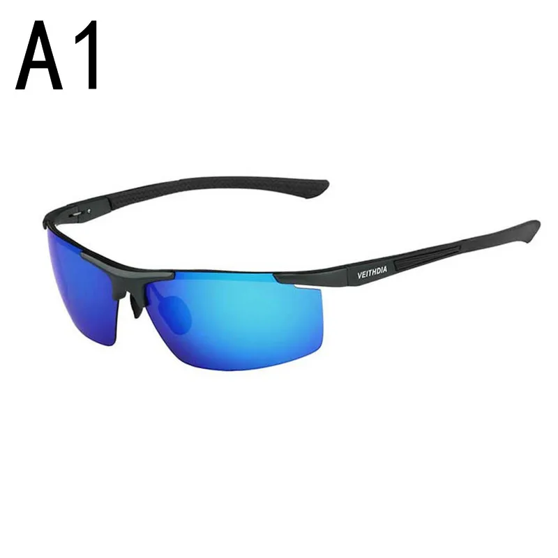 VEITHDIA Aluminum Magnesium Sunglasses Polarized S Men Coating Mirror Driving Glasses Male Eyewear Accessories