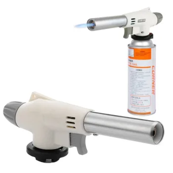 

Portable Cassette Gas Torch Spray Gun Burner Flamethrower Tool for Outdoor Kitchen Baking Cuisine Picnic Barbecue Camping