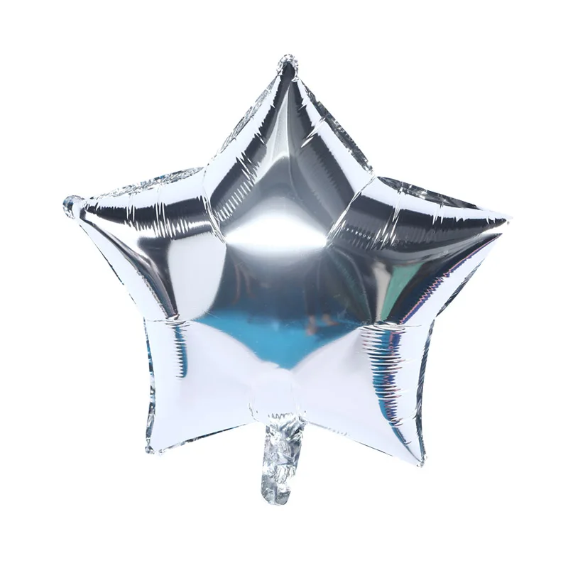 18 дюймов Пентагон и Луна алюминиевая пленка шар День рождения воздушные шары вечерние воздушные шары сердце баллон из гелий газ гелиевый баллон