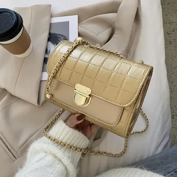 

2020 popular trendy fashion all-match shoulder bag messenger bag lady chain small square bag female bag bags for women