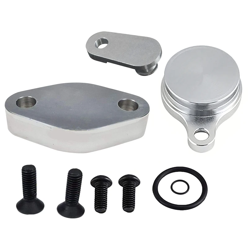 

For Ls Truck Egr+Evap Purge Solenoid Plug Intake/Exhaust Block Off Plate 5.3 6.0 Lm7