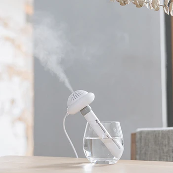 

Ufo Dismountable Air Humidifier Portable Usb Aroma Diffuser Car Mist Maker 7 Color Change Led Night Light for Office Home