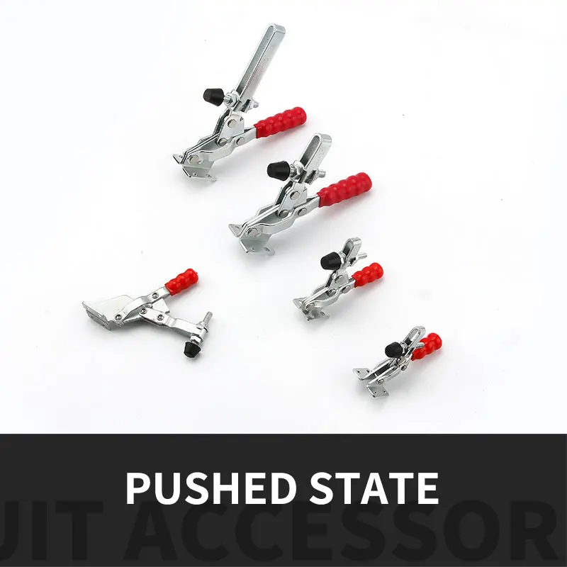 2 Piece Uxcell 101A U-Bar Flange Base Vertical Type Toggle Clamp 50 kg/110 lb 2 Piece Uxcell 101A U-Bar Flange Base Vertical Type Toggle Clamp 50 kg/110 lb