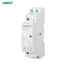 

Modular Contactor KCT Series 2 pole 4 pole 3 pole single phase 220VAC 10A 16A 20A 25A 32A 40A 63A 100A household contactor
