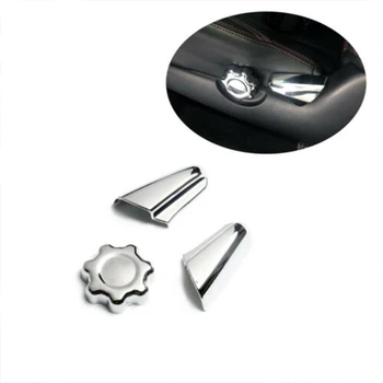 

2 Patterns Car Accessories For TOYOTA Tacoma2015-2020 Seat Ajustment Button Panel Cover Molding Trims 3 Pcs