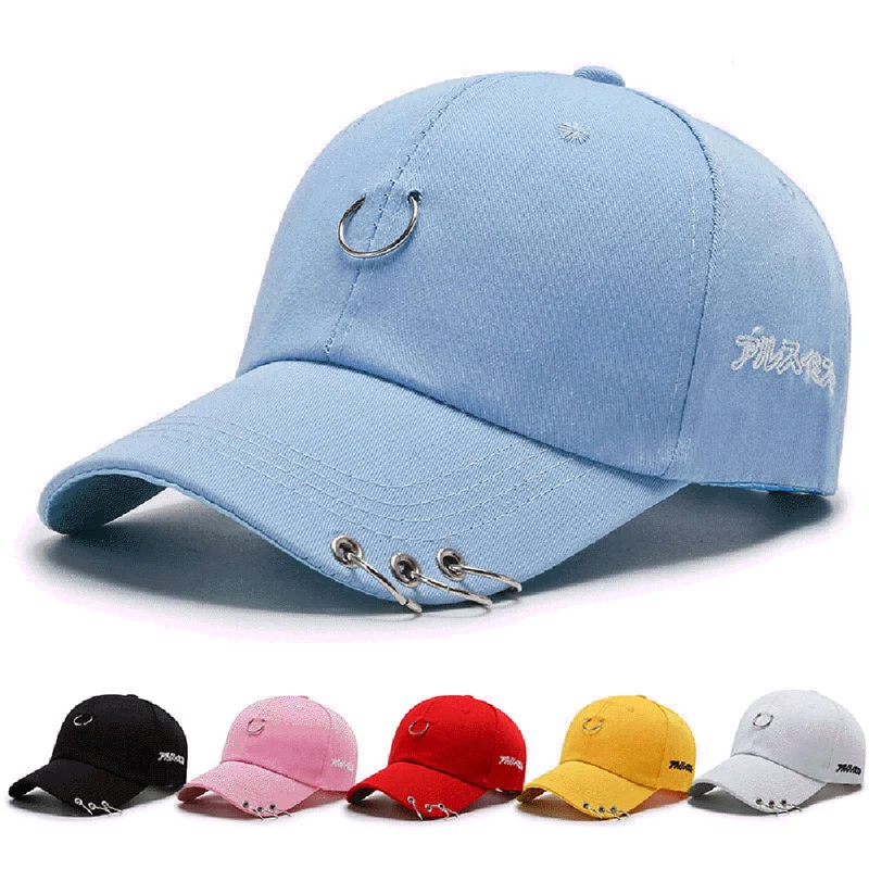 New Arrival Men Women Baseball Cap Kpop Rings Embroidery Sport Snapback Hip Hop Fashion Lovers Couple Sun Dad Hats Gorras EP0309 |