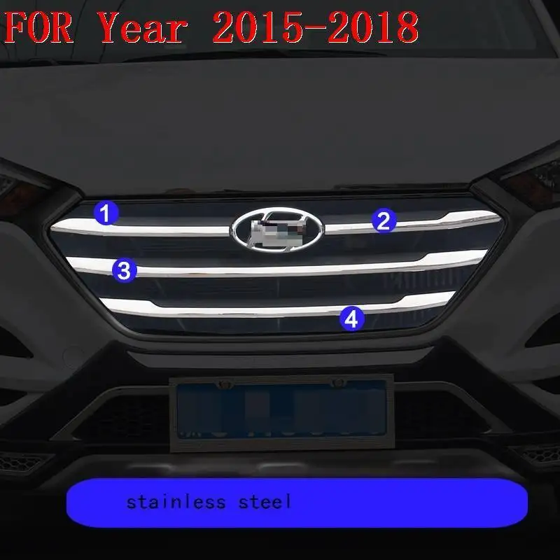 Автомобильная решетка, ножная педаль, наружная реклама, Automovil, Автомобильные украшения, аксессуары, модификация 15 16 17 18 для hyundai Tucson