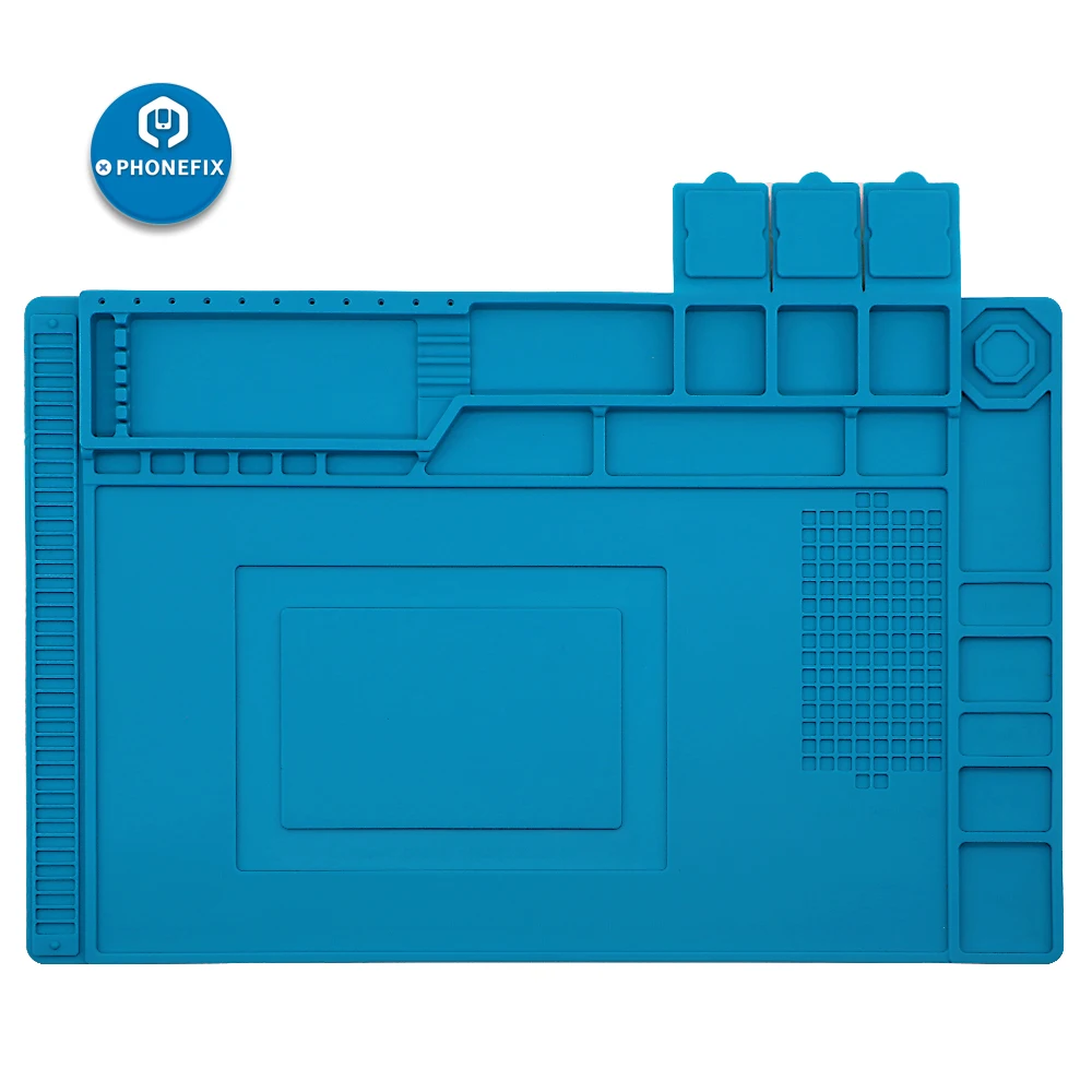 Silicone Work Mat Maintenance Platform Heat-resistant Insulation Mat Repair  Pad For Mobile Phone Tablet PC Soldering Tool - AliExpress