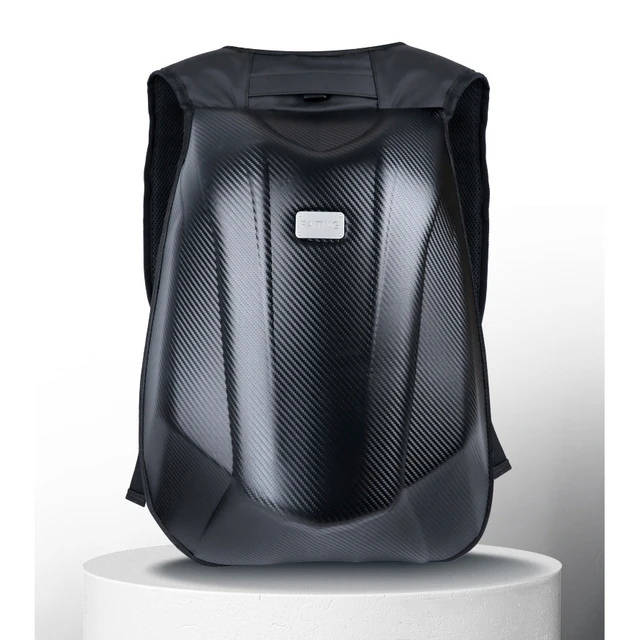 Riding Carbon Fiber Motorcycle Backpack Waterproof Hard Shell Bag  Motorcycle