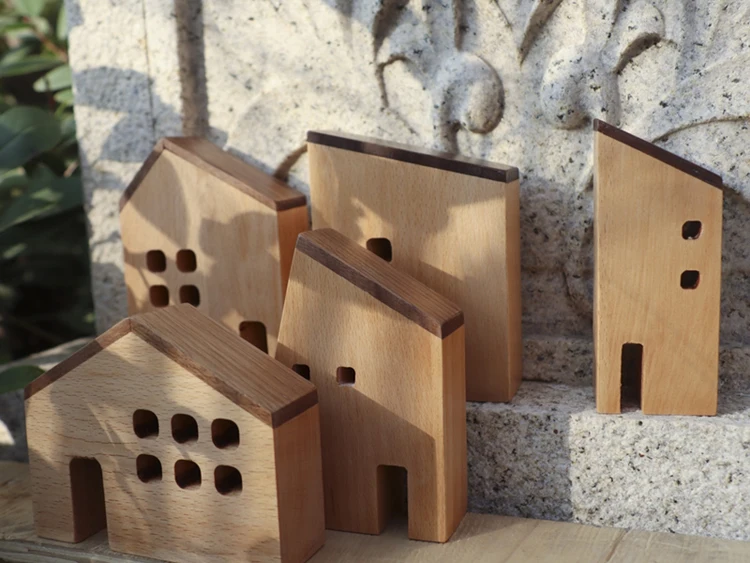 Japan-Style-Wooden-House-Ornaments-Nordic-Handmade-Home-Decoration-Wood-Architecture-Miniature-Craft-Work-Kids-Nursery-Decor-013