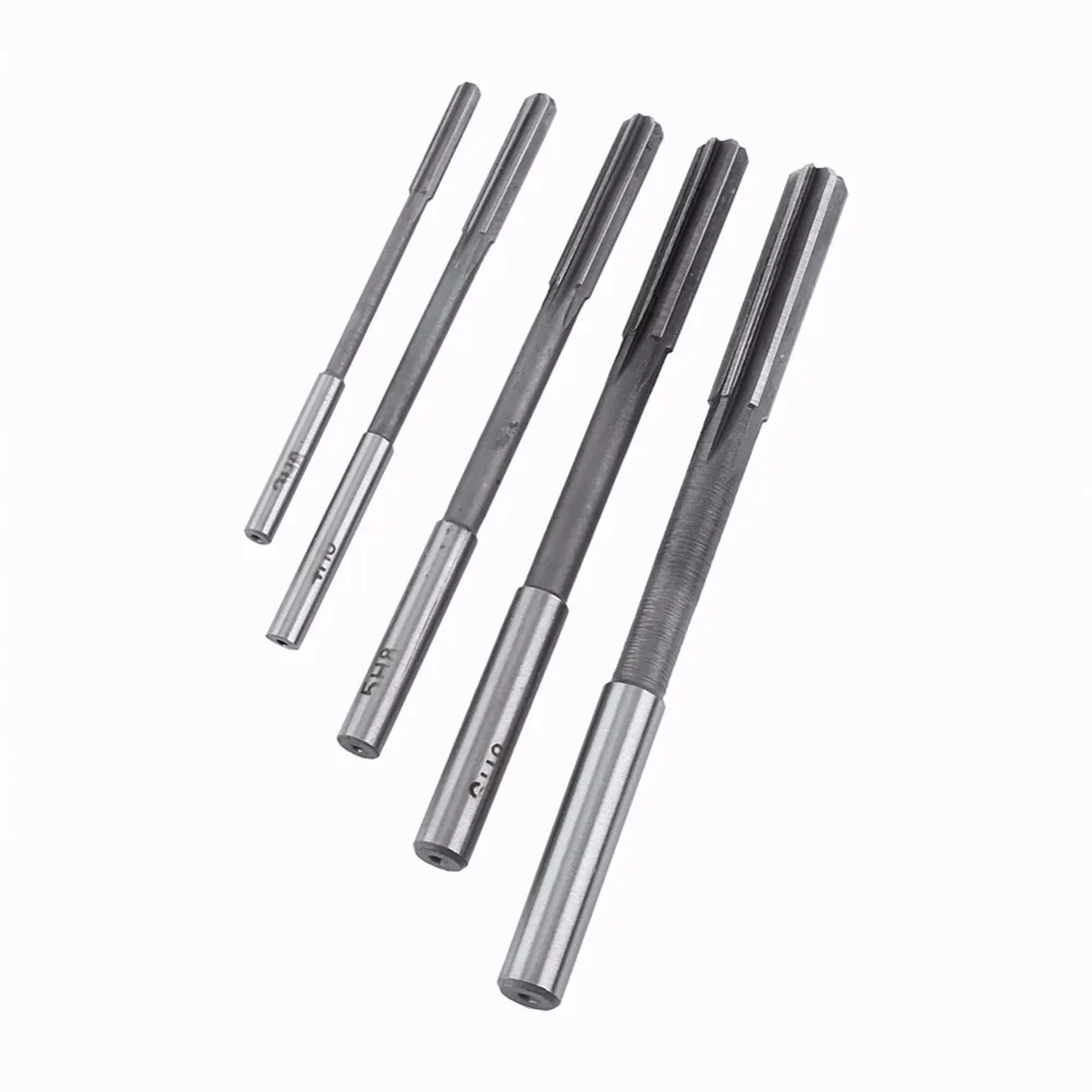 10pcs HSS H8 Straight Shank Chucking Machine Reamer 3/4/5/6/7/8/9/10/11/12mm | Инструменты