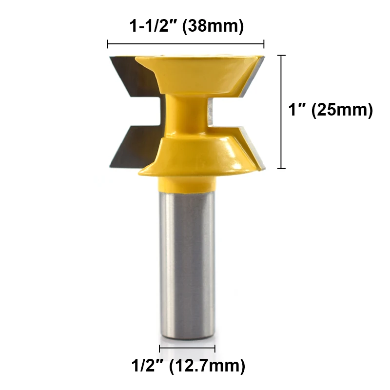 2 шт. 1/2 ''(12,7 мм) Хвостовик 120 градусов Tenon Футболка с принтом LOCKSMITH Miter палец шарнир набор концевых фрез фрезерный станок для древесины Набор бит