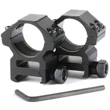 2 шт 25,4 мм/" дюймовое кольцо для прицела среднего профиля 20 мм Пикатинни Вивер рейка