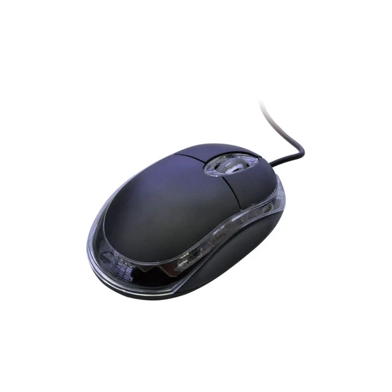 Mini Mouse Óptico com Fio com Usb Led Design Ergonômico Mouse para pc Laptop Notebook - Imagem 2