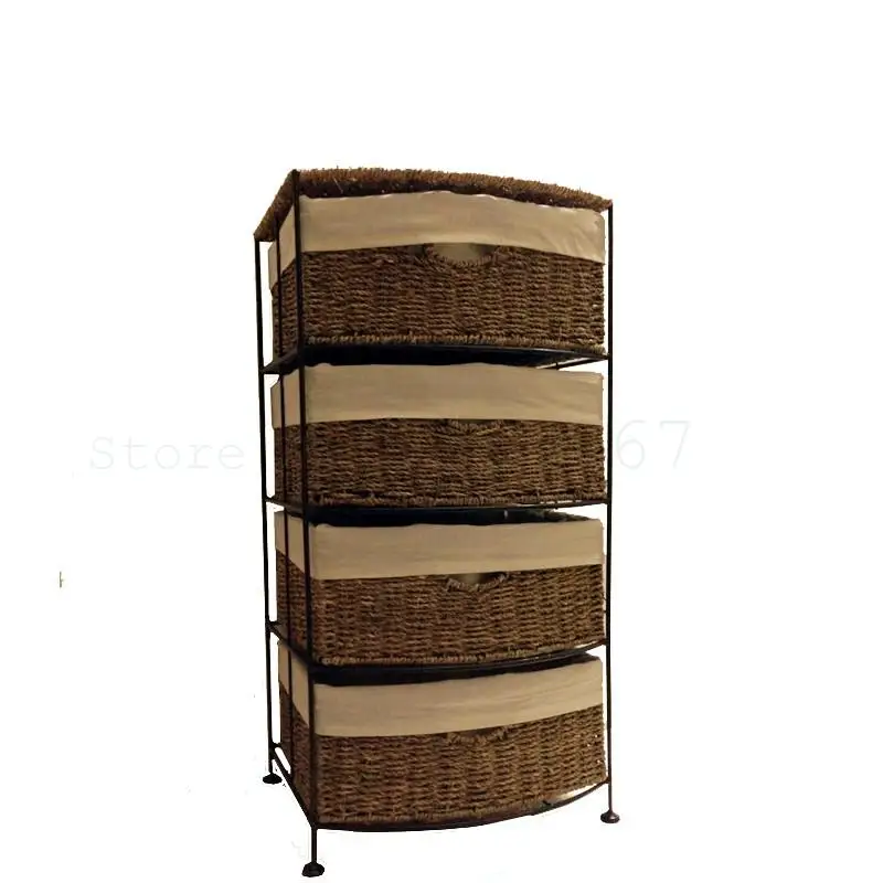 Соломинка не плетеная трость бамбуковое ткачество получить ковчег шкаф полка хранения содержание ковчег Сортировка и коробка