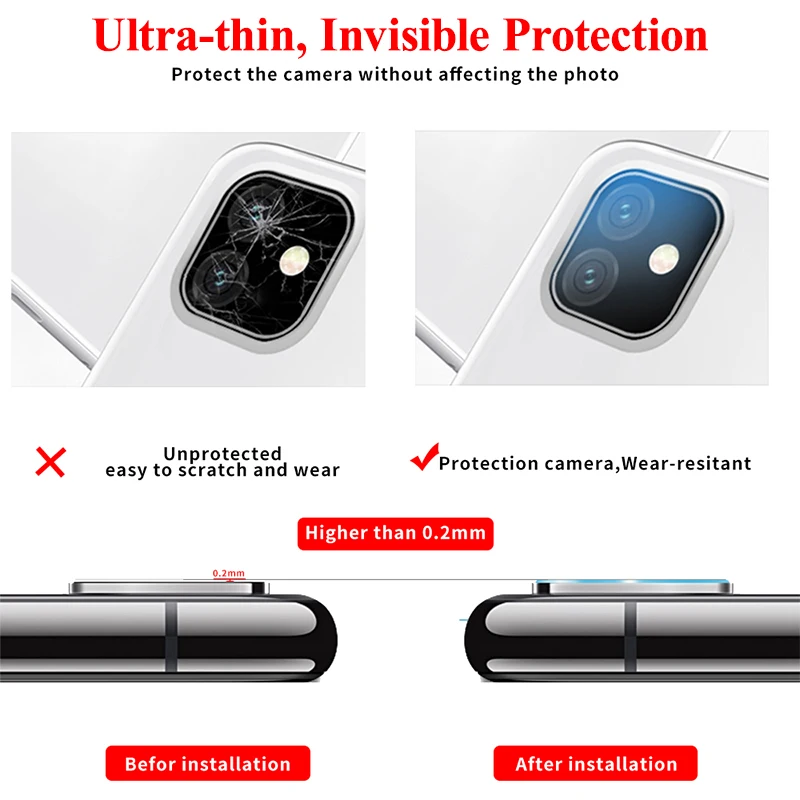 2 в 1 закаленное стекло для Apple iPhone 11 Pro Max объектив камеры i Phone Aphone iPhone11 11Pro Защитная стеклянная защита экрана