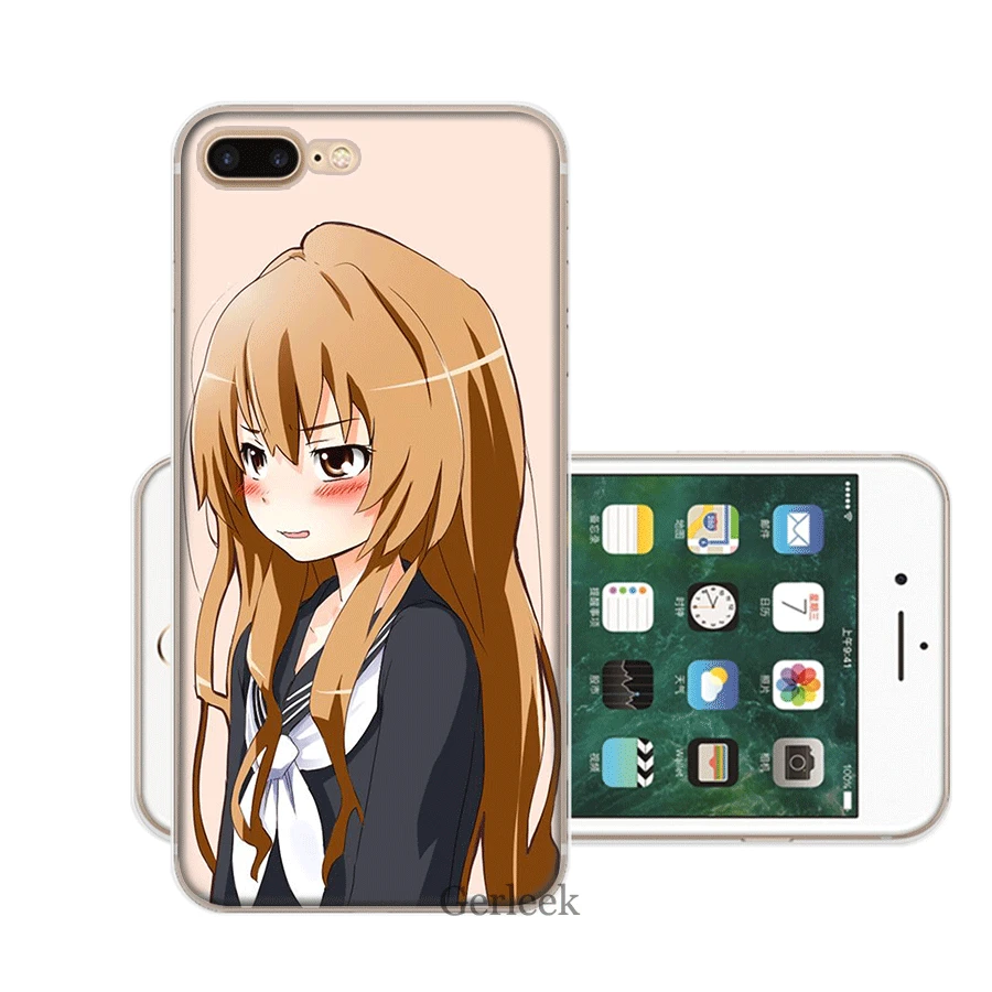 Чехол для мобильного телефона iPhone 11 Pro 6 6s 7 8 P Lus iPhone XR X XS Max 5 5S SE Shell Toradora жесткий чехол - Цвет: H2