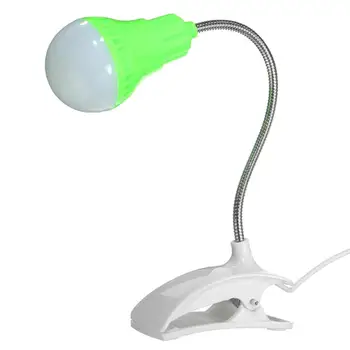 

Clip-On Table Light Desk USB Flexible Bed Clip-On Light Book Reading DC 5V Desk Lamp Study