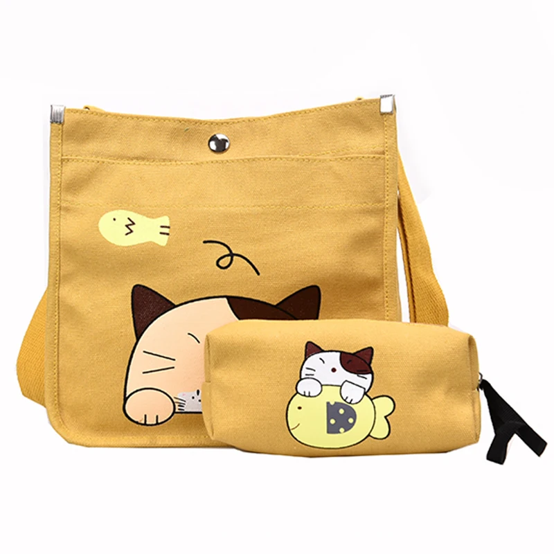 

New Women's Shoulder Bag Fashion Portable Messenger Bag Female Brand Design Canvas Bag Ladies Storage Bag Handbag Shopping Bag