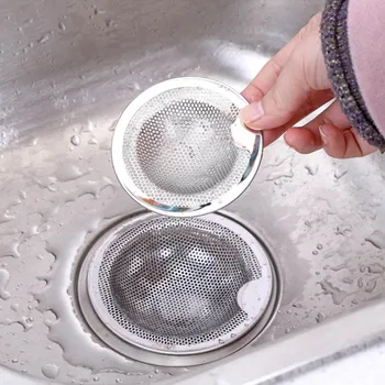 

1Pcs Portable Kitchen Trap Basin Drainage Shower Drain Hole Filter Mesh Stainless Steel Bathtub Hair Catcher Sink Strainer
