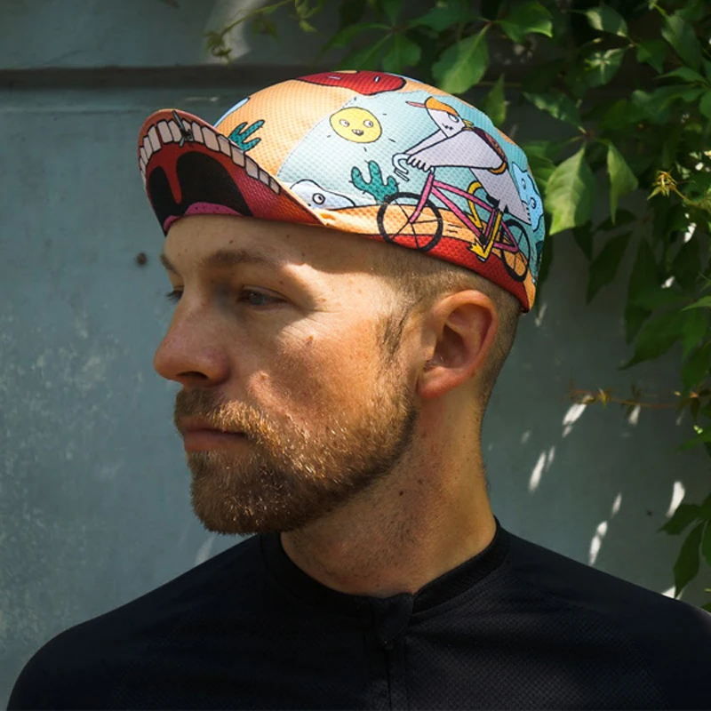 New Classical Big Mouth Cycling Caps OSCROLLING Gorra Ciclismo Unisex 3