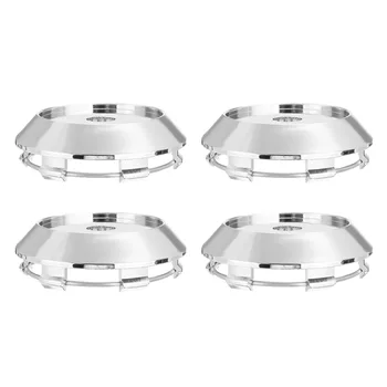 

69mm Wheel center cap Chrome Universal Wheel Center Hubs Cap Rim Covers Sliver Set
