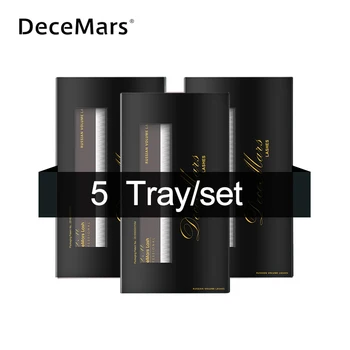 

5cases/lot Eyelash Extensions Russian Volume 5D Fans, Thickness/Diameter 0.07, C curl, ONE LENGTH PER TRAY 10mm | 11mm | 12mm |