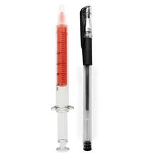 6 шт. светящийся маркер, шприц, маркерная ручка, акварельные медицинские канцелярские принадлежности и 12 шт. гелевая ручка для деловых подписей