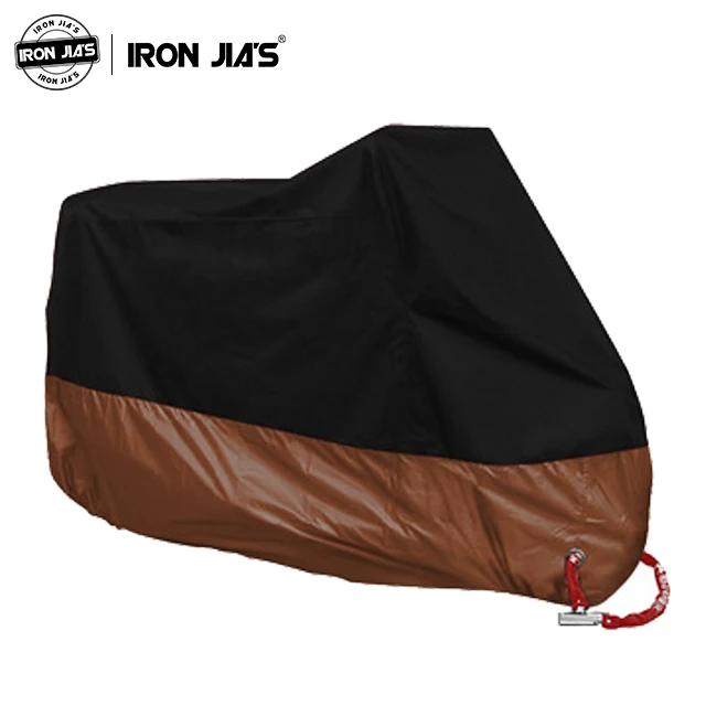 IRON JIA'S мотоциклетный чехол для велосипеда всесезонный Водонепроницаемый Пылезащитный УФ-защитный наружный внутренний мото скутер мотоциклетный дождевик - Цвет: Золотой