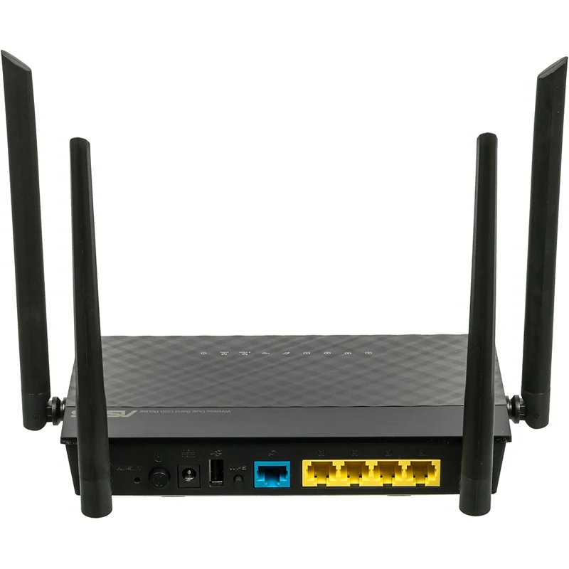 Беспроводной роутер ASUS RT-AC1200, черный