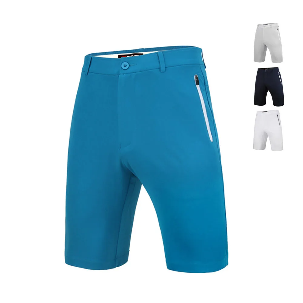 1 Pcs Golf Shorts Mens Slim Clothing Summer Sweatpants Elastic Sports Wear Casual Shorts Side Comfortable Vents 4 Color
