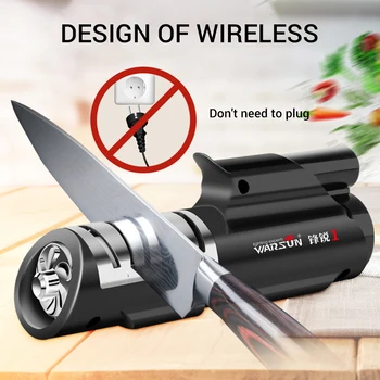 

Multifunctional Electric Knife Sharpener Professional Rotating Sharpening Stone High-Speed Sharpening Rotating Household Tool 5