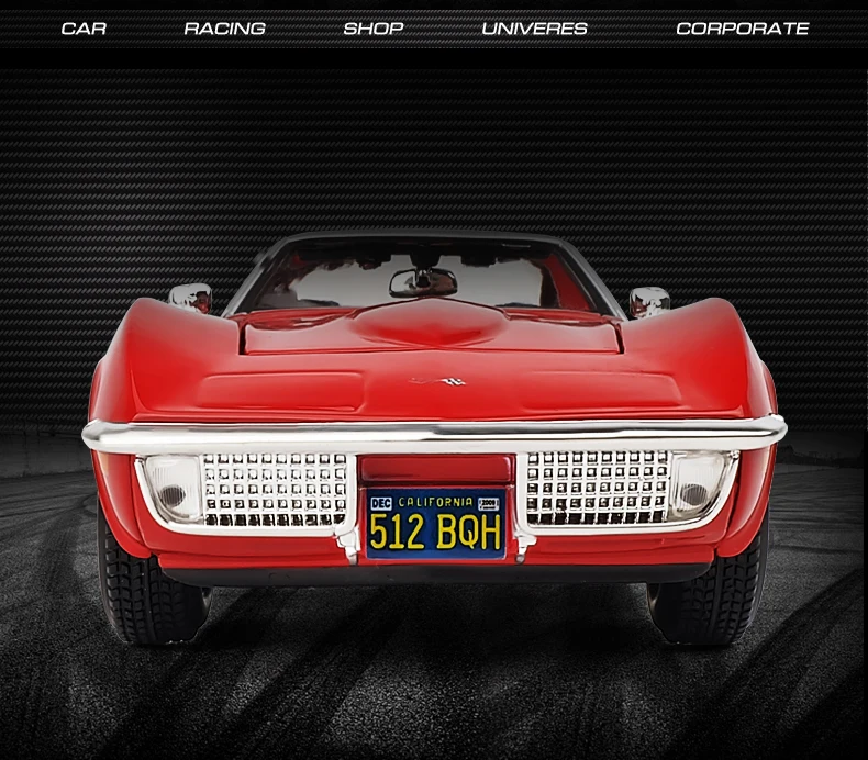 Maisto 1:24 1970 Corvette Alloy die-cast static car model manufacturer authorized collection gift toy tool Maisto 1:24 1970 Corvette Alloy die-cast static car model manufacturer authorized collection gift toy tool