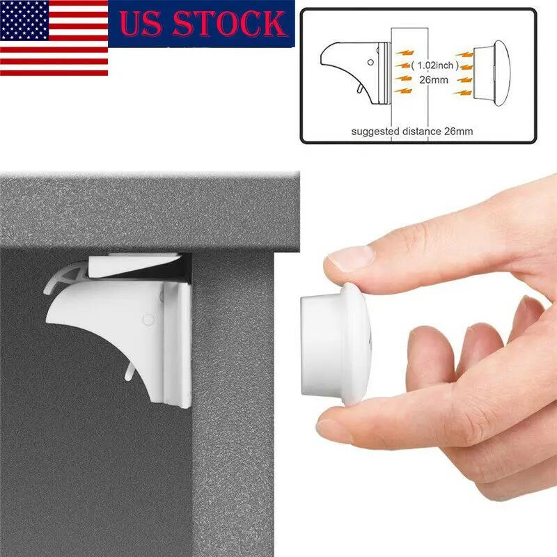 

Magnetic Invisible Safety Cupboard Lock Baby Safety Cabinet Door Lock Kids Pet Proof Drawer Locker Security Locks