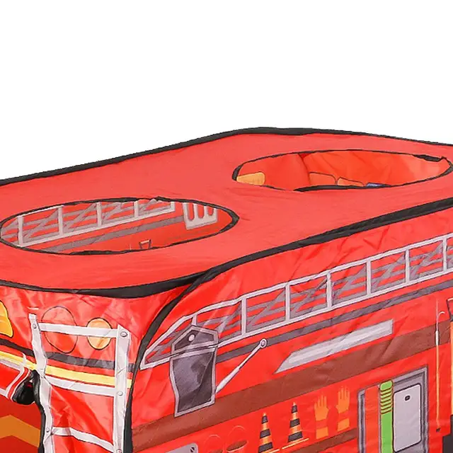 Children's Tent Popup Play Tent Toy Outdoor Foldable Playhouse Fire Truck Police Car icecream car kids Game House Bus Indoor 3