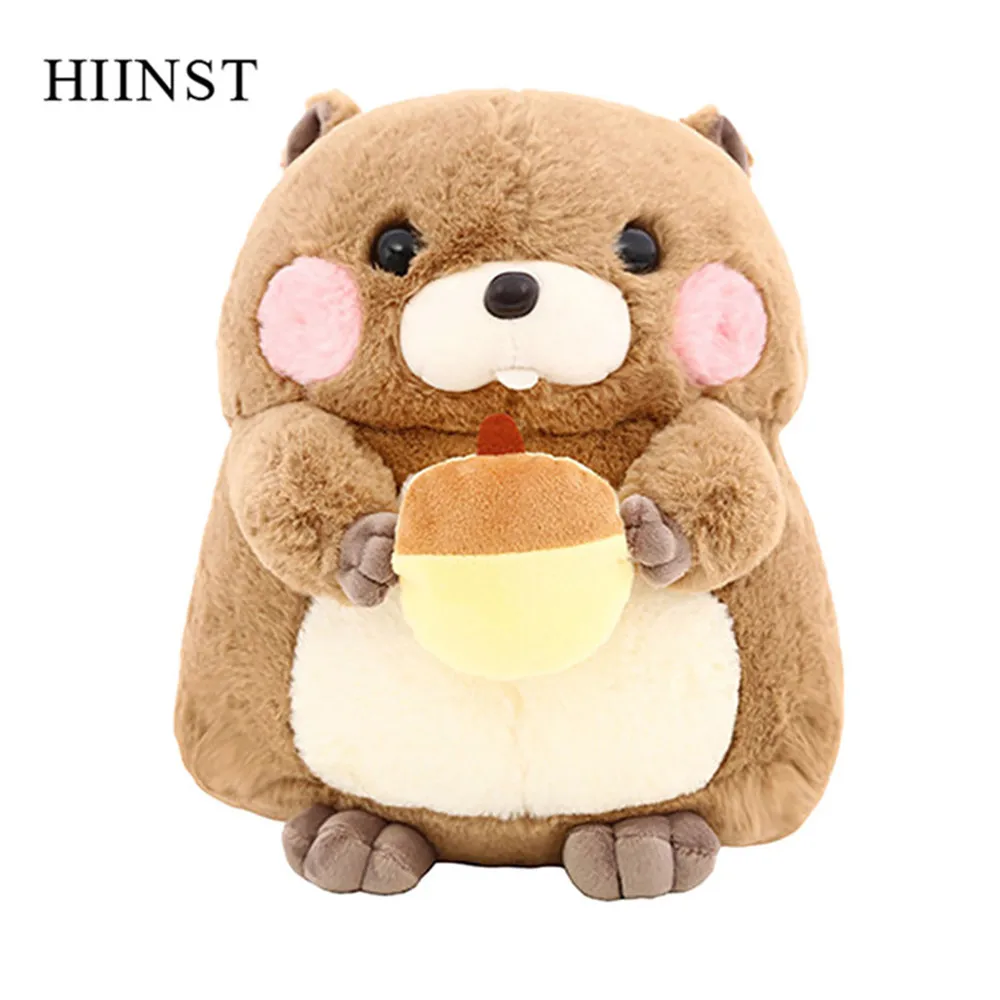 HIINST 25 см, плюшевые игрушки, каваи, сурок, дровчак, милые чучело, кукла, игрушки, хлопок, кукла для детей, из мультфильма из мягкого плюша, игрушки