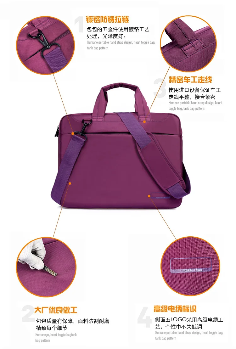 Apple Laptop Computer Bag 15-Inch iPad Tablet PC Bag Diving Cloth Hand Computer Bag Millet Asus