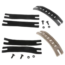 2 шт крепкие быстро дуговые боковые рельсы для крепления шлема направляющий комплект с винтами крюк и петли для охоты для пейнтбола