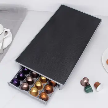 

Household Practical Iron Coffee Capsule Drawer Organizer Storage Stand Holder Rack For Nespresso Coffee Capsule Shelves