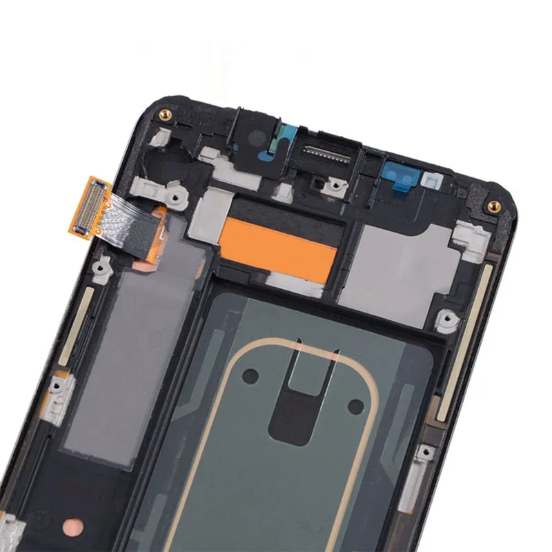 AAA для samsung Galaxy S6 Edge lcd Рамка Дисплей кодирующий преобразователь сенсорного экрана в сборе lcd S6 Edge G925F сенсорный экран