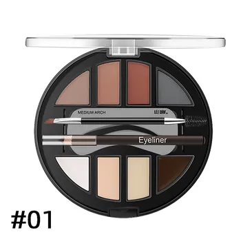 

Eyebrow Powder Set 7 Color Waterproof Long Lasting Eye Brow Palette Cosmetic Kit With Brush Women Makeup Powder #YL1