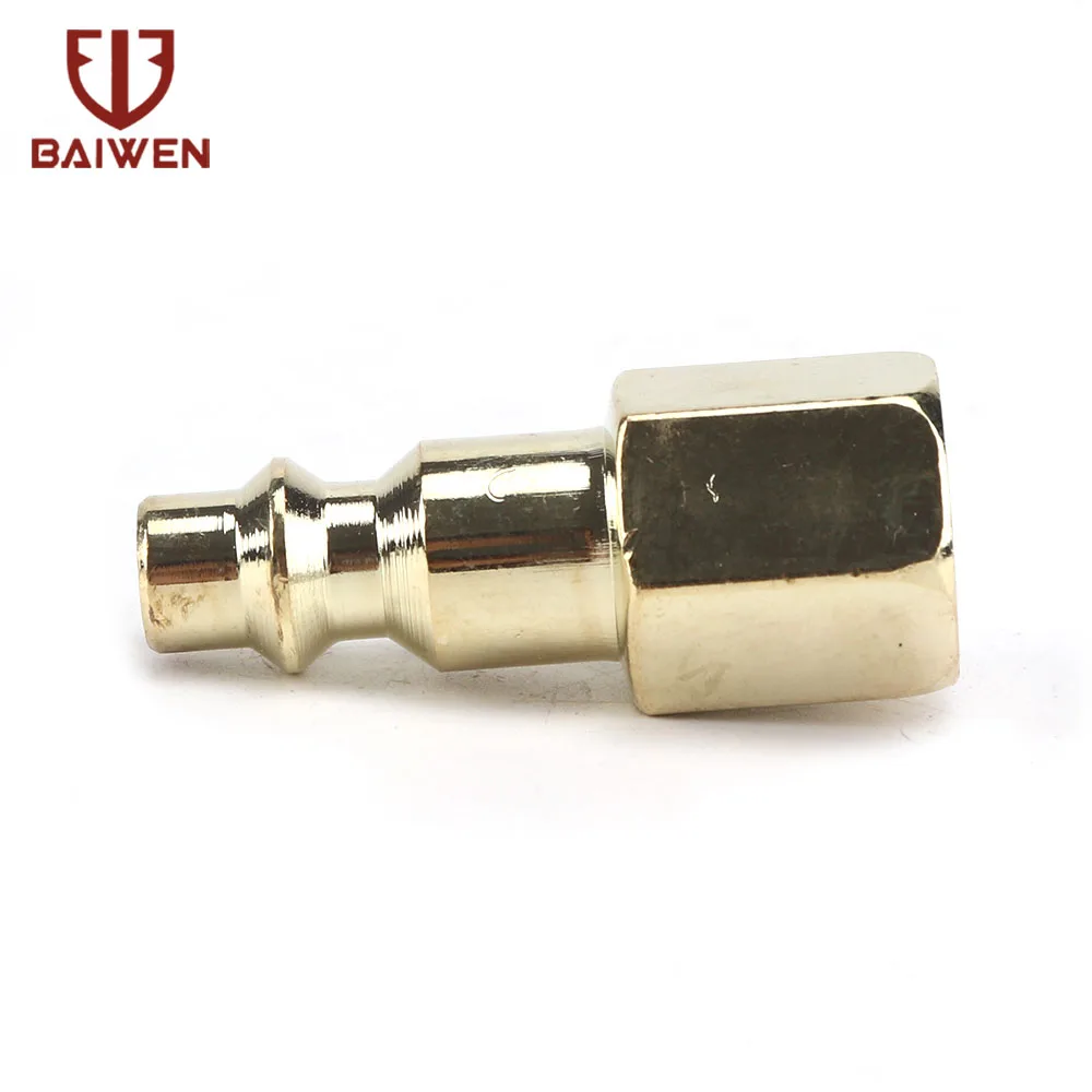 1/4 "NPT Luftleitung Schlauch Kompressor Anschlüsse Messing Weibliche Schnellverschluss Armaturen Für Luft Kompressor Pneumatische Teile 2/5/10 stücke – Detail 3