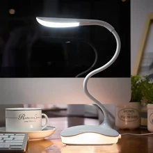 Светодиодный настольный светильник, сенсорный, usb, 3 уровня, с регулируемой яркостью, светодиодный, настольная лампа, для учебы, для чтения, светильник для спальни, ночник, книжный светильник