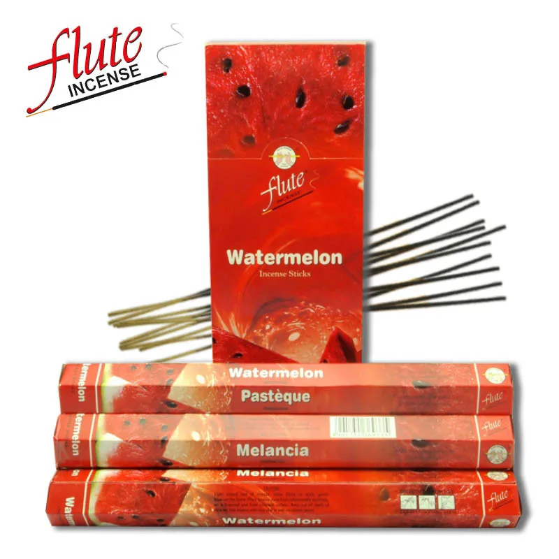 Флейта 120 палочки/коробка мульти-стиль индийский Ладан палочки Арома палочки окружающей среды ароматизатор цветной дым шалфея палочки - Аромат: Watermelon