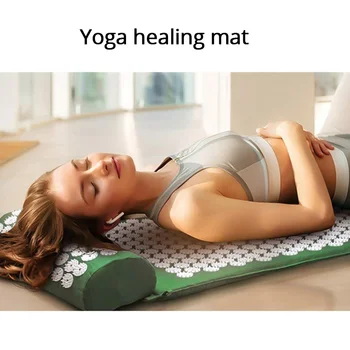 

Massager Cushion Massage Yoga Mat Acupressure Relieve Stress Back Body Pain Spike Mat Acupuncture Massage Yoga Mat