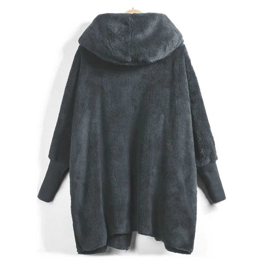 Зимнее плюшевое пальто женское пальто из искусственного меха плюшевый медведь куртка Толстая теплая куртка из искусственного флиса пушистые куртки пальто# J30