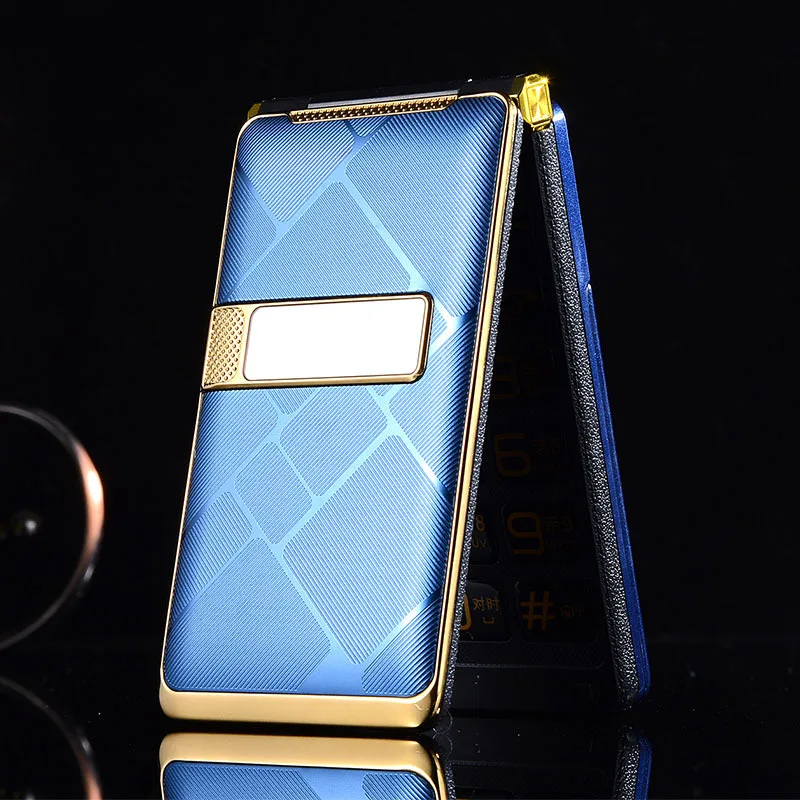 

Bai Sources BLT610 2.6 Touch Screen All Voice King Large Button Flashlight Family Affection No. Blind Flip Mobile Phone