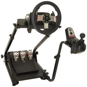 

Racing Wheel Stand Pro for Logitech G25 G27 G29 G920 Driving Simulator Cockpit Racing Wheel Shifter and Pedals