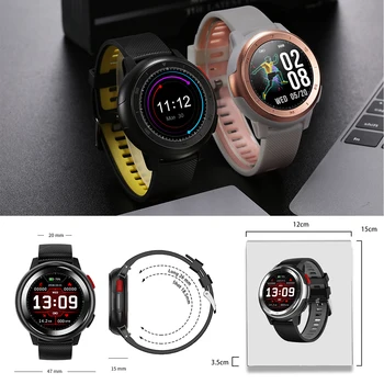 

DT68 Full Touch Wristband 20 Dial Face Change ECG Heart Rate Monitor Music Health bluetooth Waterproof Smart Watch NFC Alipay