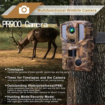 

PR900 Trail Hunting Camera 1080P hunt Chasse scout 20mp Trail Hunting Camera Night Version Wild Camera